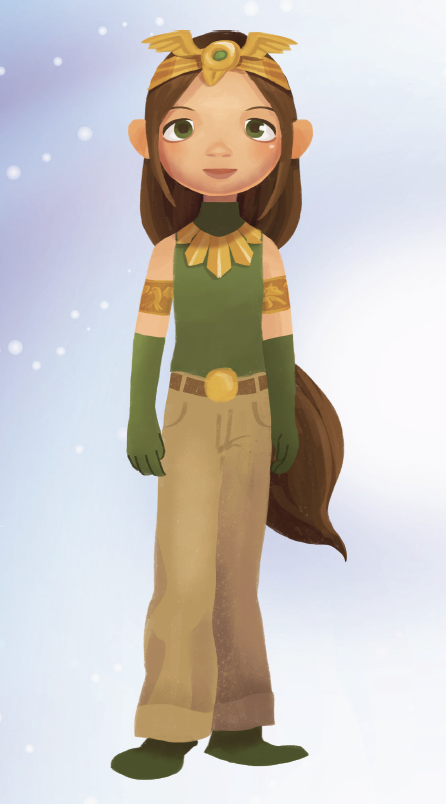 Monica, a New World Girls character