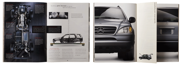 Mercedes-Benz M-Class launch brochure