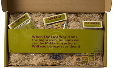 Mercedes-Benz M-Class Lost World dealership launch kit