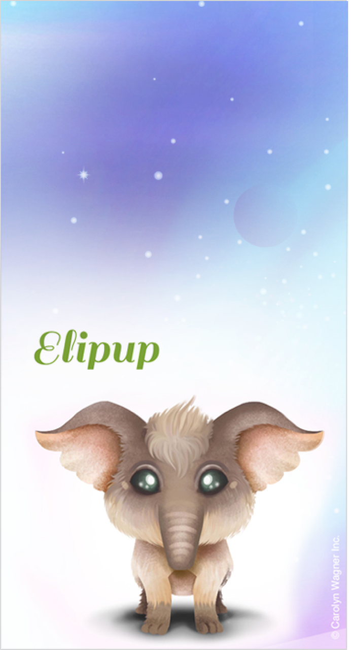 Elipup, the New World Girls mystical mascot